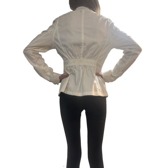 Wet Seal Jacket Military Tactical Woman Sz S Safari Utility Retro Australian Y2k - Picture 2 of 14